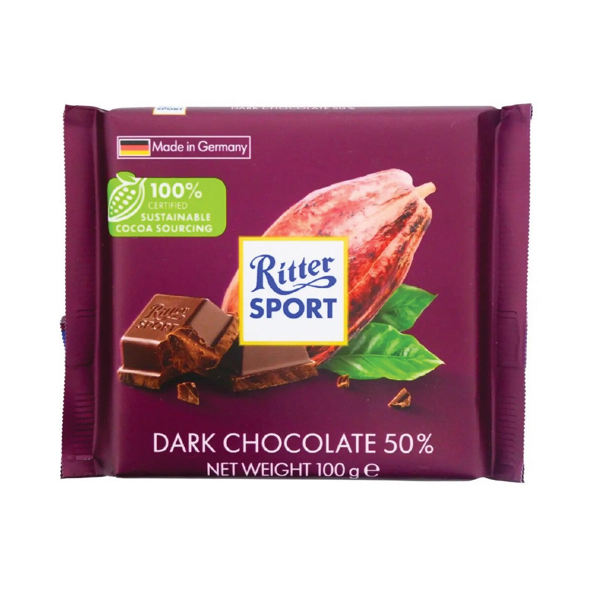Ritter Sport Dark Chocolate Bar